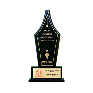 India Content Leadership Awards 2023 - Best Content in a Business Website
