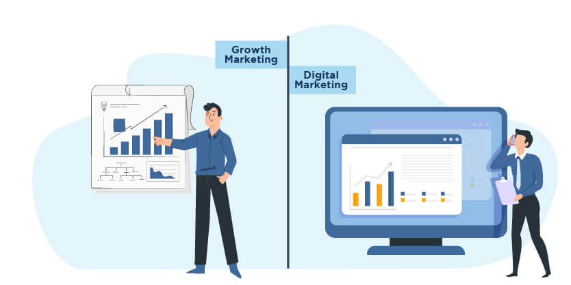 growth marketing vs digital marketing