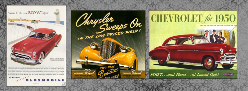 Consider these vintage advertisements for cars - Amura